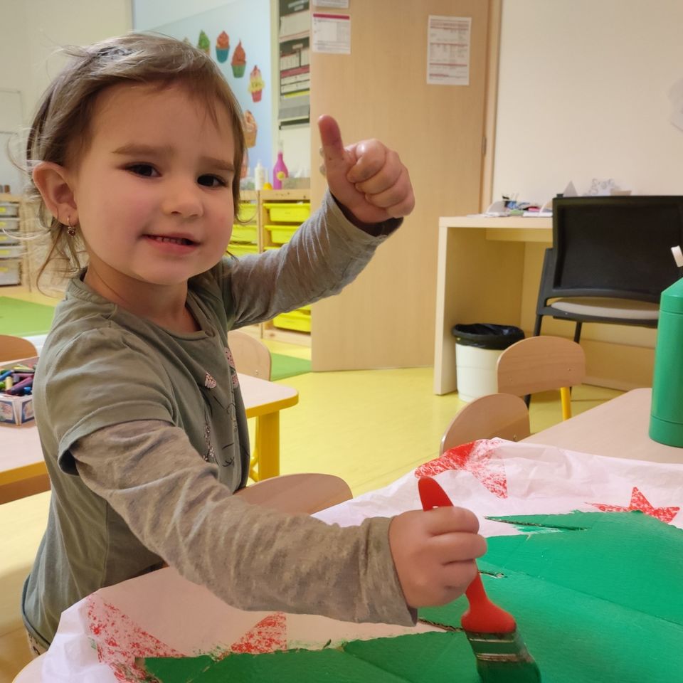 Preparation for Christmas Rehearsal