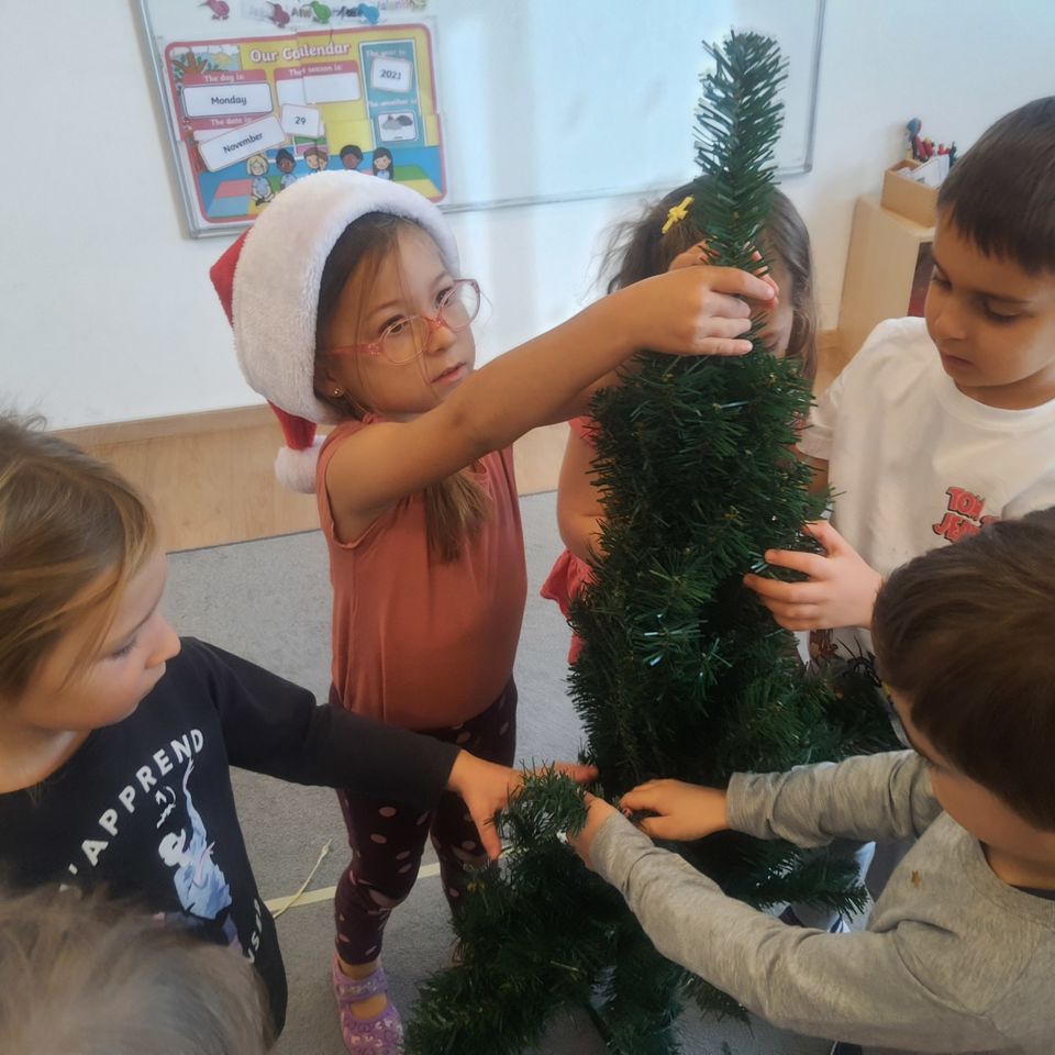 Preparation for Christmas Rehearsal