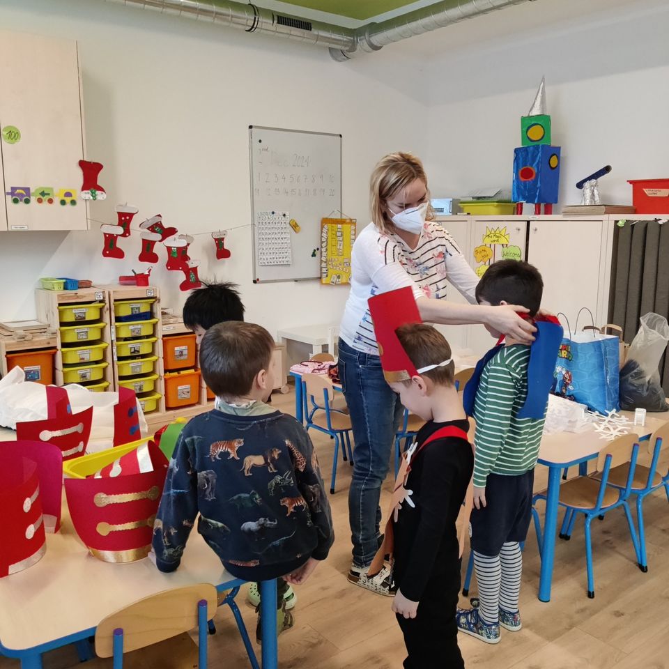 Preparation for Christmas Rehearsal