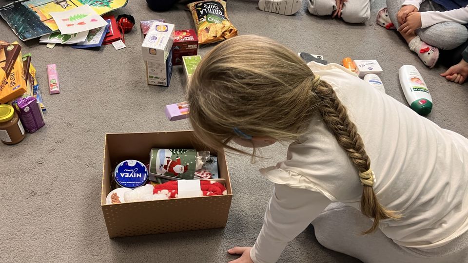 How much love can fit into a shoebox?