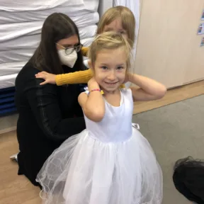 Preparation for Christmas Rehearsal