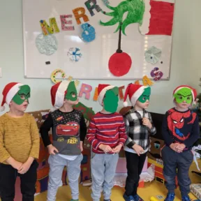 Preparation for Christmas Rehearsal