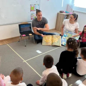 Parents teaching