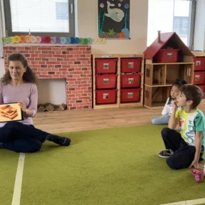 Parents teaching