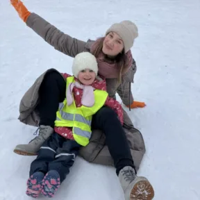 Sledging fun