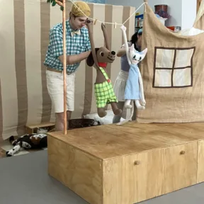 Puppet Performance "O psíčkovi a mačičke"