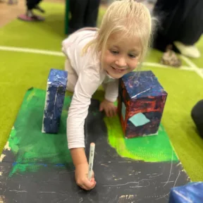 Our cardboard city