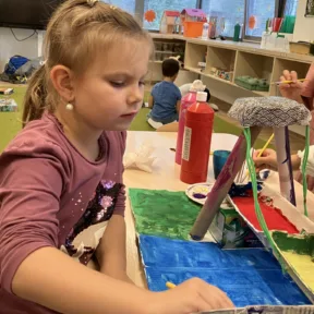 Our cardboard city