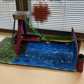 Our cardboard city