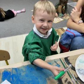 Our cardboard city