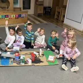 Our cardboard city