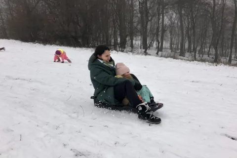 Sánkovanie!
