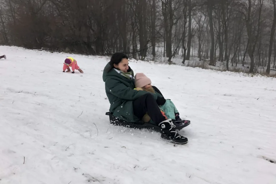 Sledging fun!