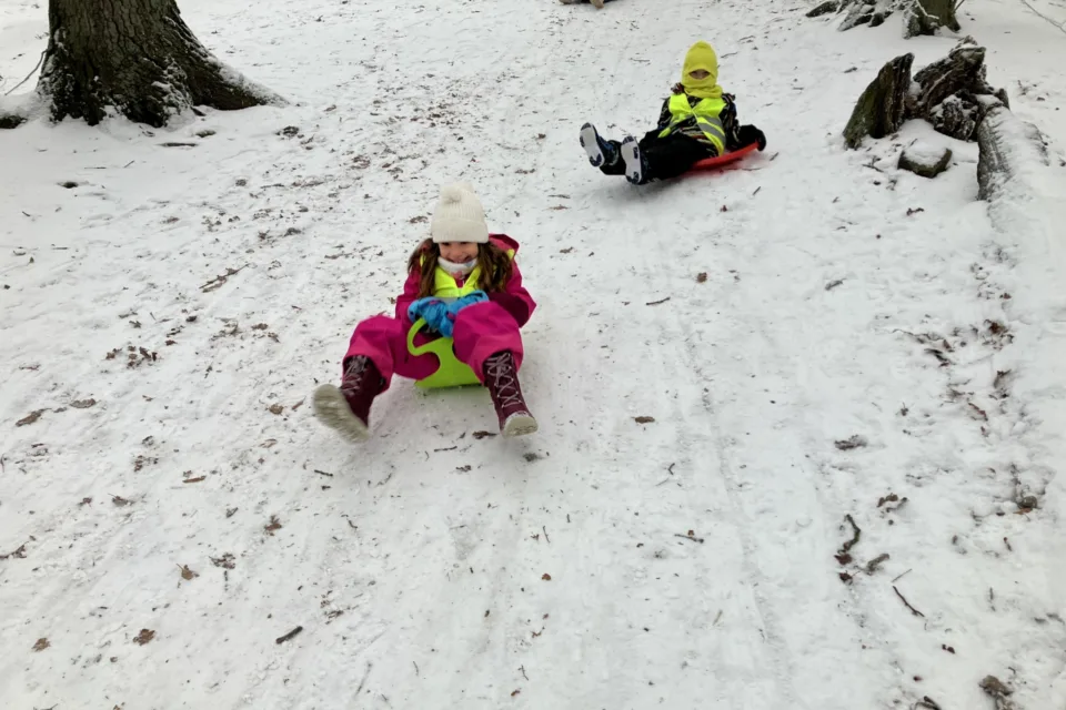 Sledging fun!